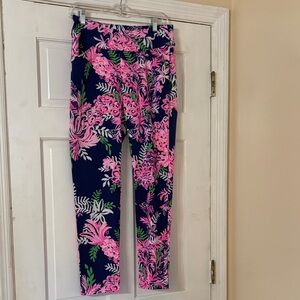 Lilly Pulitzer Luxletic Pink and Navy Pants